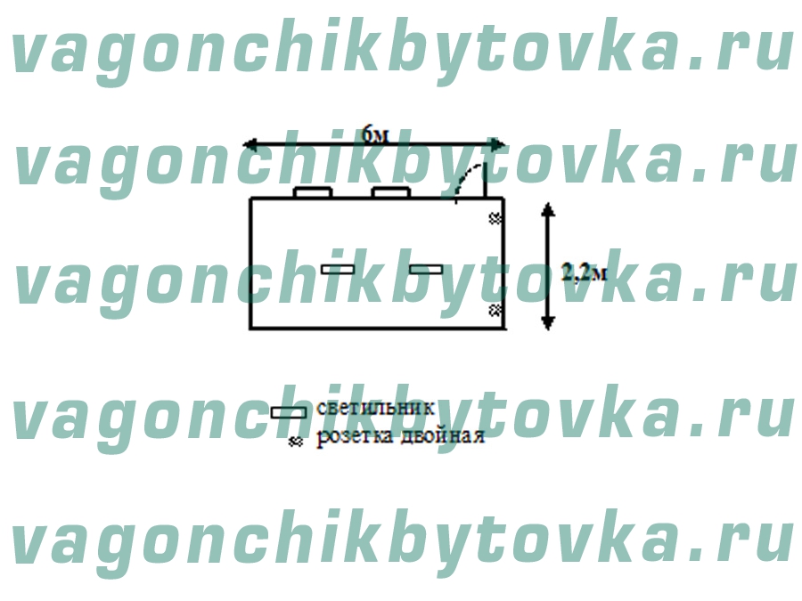 Вагончик 6м под столовую Вагончик 6м под столовую