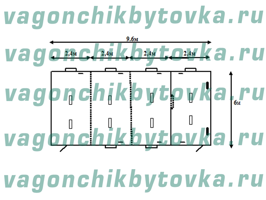 Модульное помещение - столовая Модульное помещение - столовая