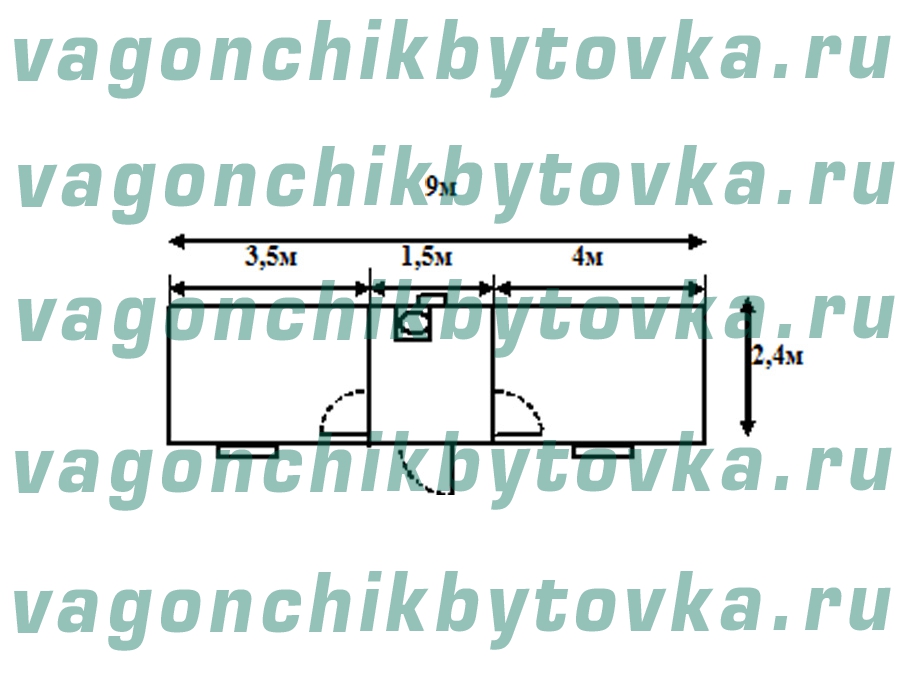Жилой вагончик Жилой вагончик