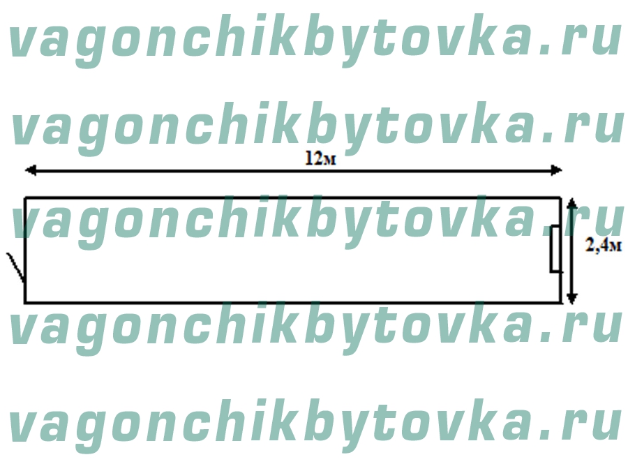Раздевалка из вагончика 12м Раздевалка из вагончика 12м
